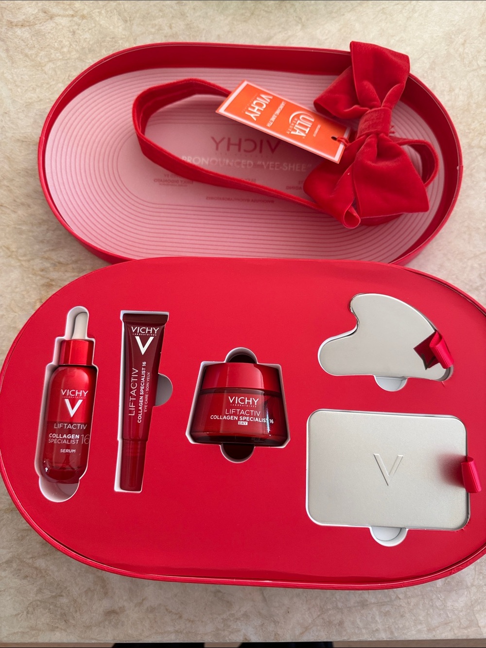 New Vichy X Ulta Liftactiv Collagen Specialist PR box